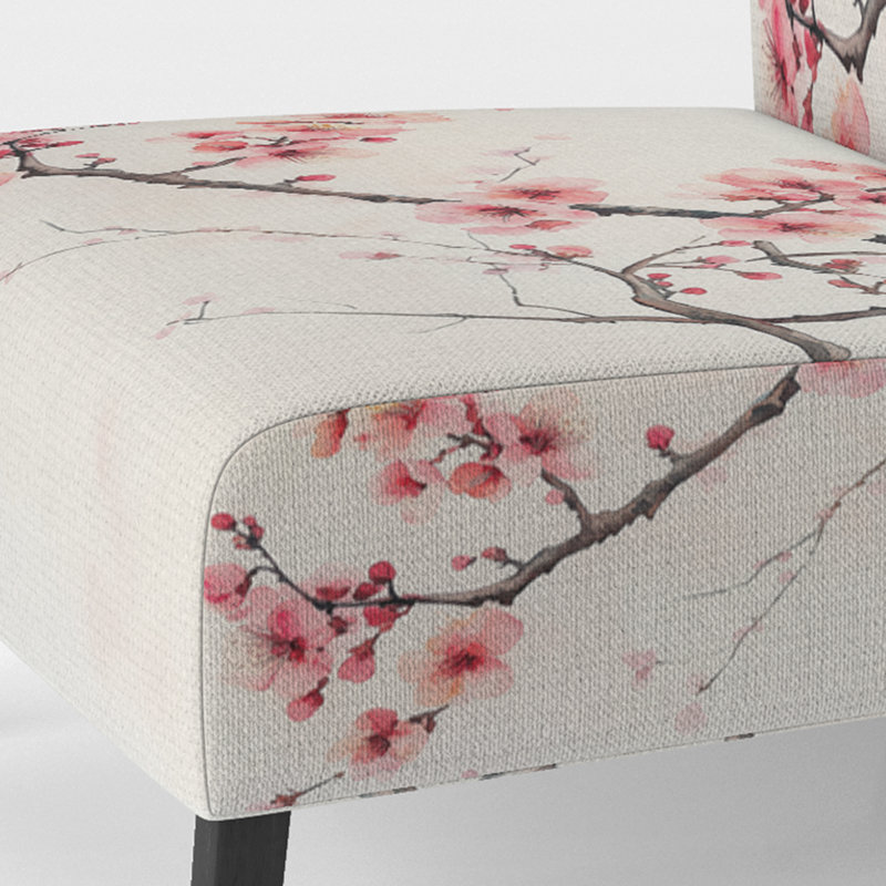 Fauteuil de chambre Cherry Blossom, Pantoufle sans accoudoirs
