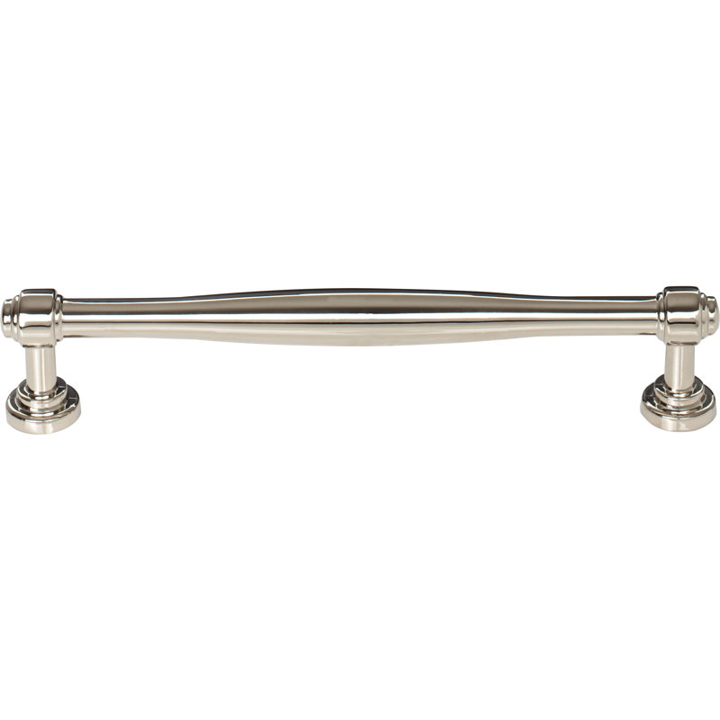 Clarence Bar pull, Polished Nickel, 12" Center to Center
