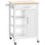 27.25'' Wide Rolling Kitchen Cart-608954186