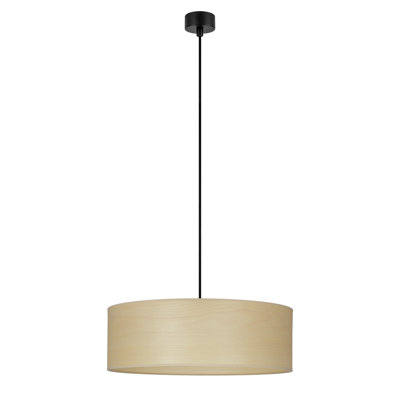 Tsuri 1 - Light Black Drum Pendant