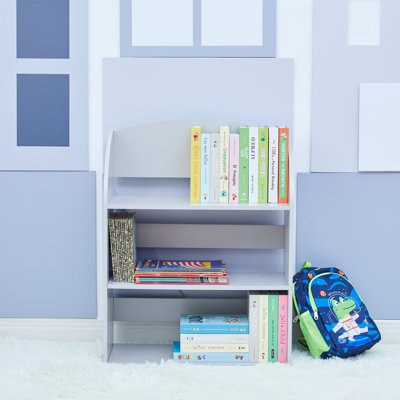 Bibliothèque Teamson pour enfants à 3 tablettes aux côtés arrondis