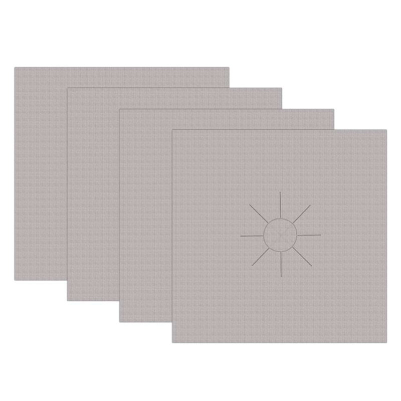 Deago Universal Cooktop Burner Cover, Silver