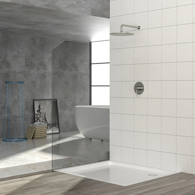 Shower Faucet Set,,Shower System With 10-Inch Rainfall Shower Head And Shower Valve