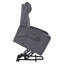 Fauteuil large en velours 27,6 po Rajiya