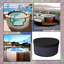High Density Multipurpose Outdoor Round Hot Tub Cover, UV Resistant & Waterproof Spa Cover Protector-83728386
