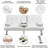Janni Faux Leather Cushion Back Convertible Sofa with Cup Holder-2021814289-2030066211