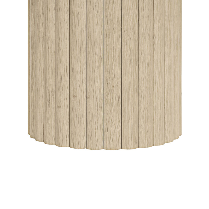Ensemble de tables basses rondes, Naturel