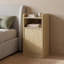 Solid Wood Square Accent Cabinet