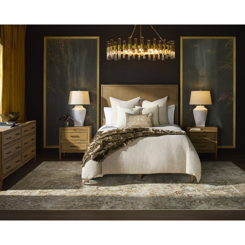 Becki Owens x Surya Hermosa Wood Bed, Queen