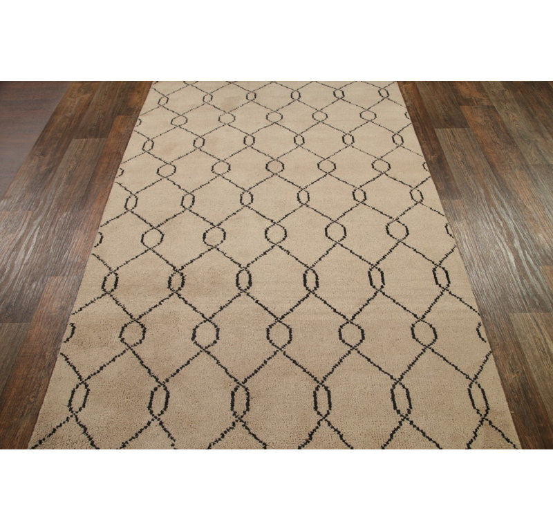 Lam Wool Geometric Indoor Rug