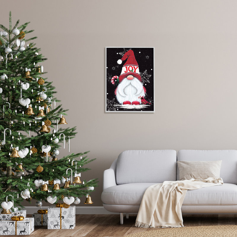 Red Holiday, H 30 po x l 24 po x P 1,5 po, Estampe numérique Farmhouse