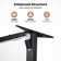 Lilja Height Adjustable Wood Computer Standing Desk with Keyboard Tray For Home Office