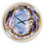 Kidney Gerbera Golden Agate - horloge murale moderne-57905123