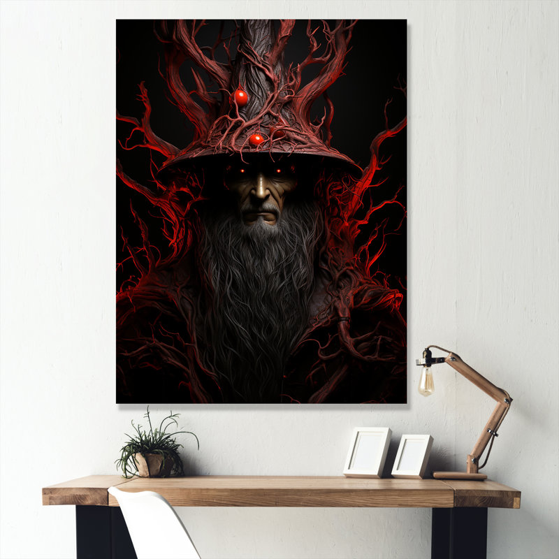 Magie de magicien - art mural Wizards, Toile tendue, H 40 po x l 30 po x P 1,5 po