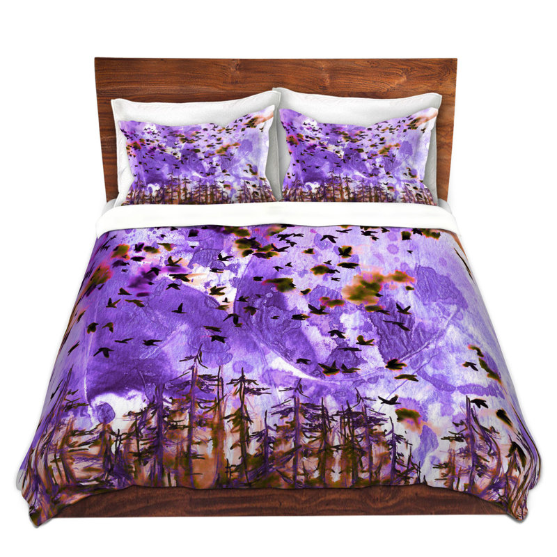  Ensemble de housse de couette Julia Di Sano Were Better, 1 housse simple + 1 taie standard, Vert / Bleu / Blanc