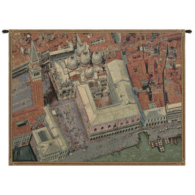 Italian Loom Woven Cotton Blend Wall Hanging