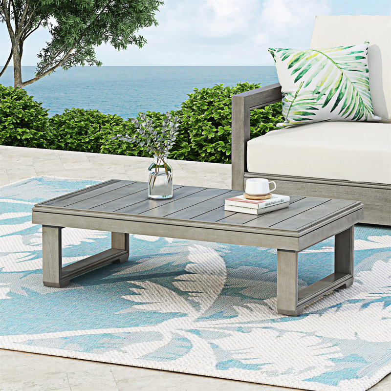 Table basse d'extérieur, Gris clair