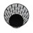 Set Of 2 Hollow-Carved Round Metal End Tables-93028191