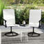 Ensemble de 2 chaises d'extérieur, chaises pivotantes