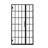 34" W x 72" H Wall Hinged Frameless Shower Door with Pattern Tempered Glass