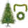 CARLOS FURNITURE 6FT Pre-Lit Aspen Fir Artificial Christmas Tree With ...