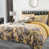 Ochre/Black Floral