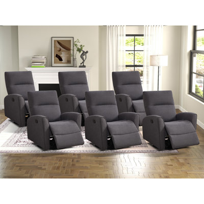 Fauteuil inclinable manuel pivotant de 32,3 po