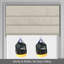 Rideaux romains semi-transparents sans outils facile à installer-45303621-45303627