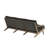 Saratoga Outdoor Teak Sofa In Weathered Gray Flint-123103142