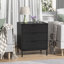 Table de chevet noire (ensemble de 2)