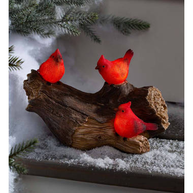 Shefio Garden Decor - Cardinal Bird Decor, Beautiful Backyard Ideas & Cardinal Gifts - These Handmade Metal Birds Are Perfect Outdoor Decor, Metal