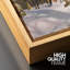 Illustration de paysage de forêt d'hiver, images de salon, impression sur toile encadrée sur toile.-750512482-750512483