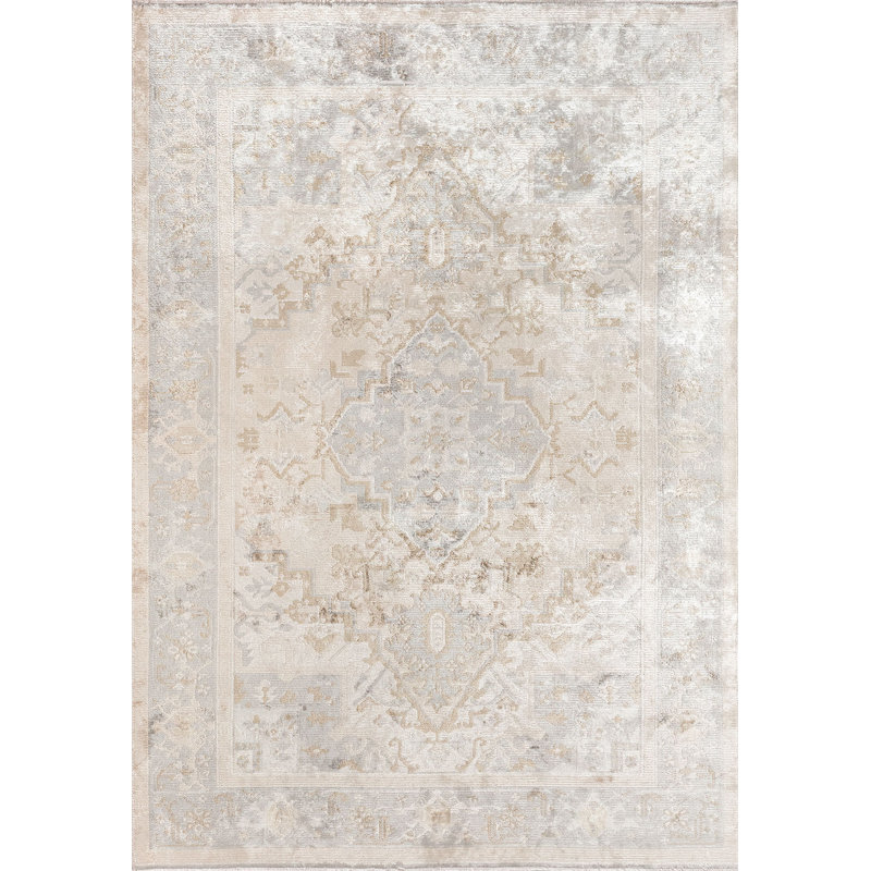 Sheldahl Vintage Look Hand Loom Indoor / Outdoor Area Rug, Rectangle 6'6" x 9'10"