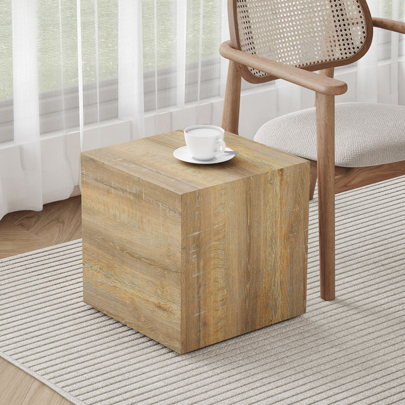 End Table Side Table, 15.7" H x 15.7" W x 15.7" D