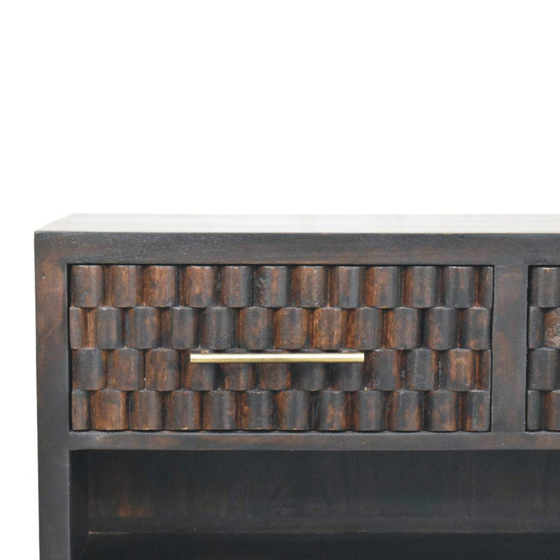 Mango Wood Storage Bench