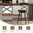 Mannan Swivel Solid Wood Counter Stool-2038692148