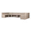 Senna Outdoor U-Shape Dining Banquette