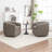 Morre Upholstered Swivel Barrel Chair-1725407160