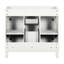 Meuble-lavabo de 36 po sans lavabo supérieur, armoire royale seulement, armoire de rangement moderne pour salle de bain-102493511