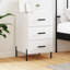 Mevsud 40cm W Iron Bedside Table-891892892