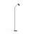 Koen 69'' Black Painted Metal LED Task Floor Lamp