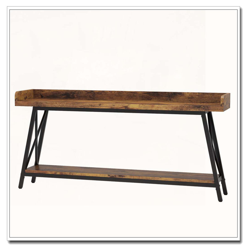 Industrial Console Table with Extra Long Versatile Design