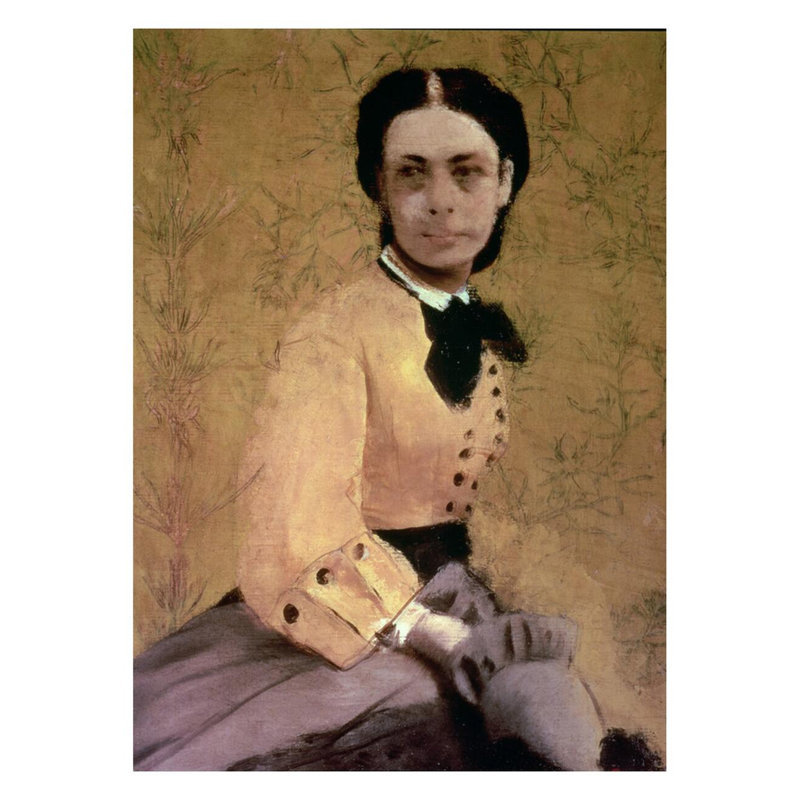 Portrait de la princesse Pauline de Metternich par Edgar Degas - Estampe numérique, H 28 po x l 22 po