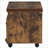 File Cabinets 1-Drawer Weathered Oak &amp; Black with Open Compartment, 18.5"H x 19.5"W x 16.5"D | Rustic | Wood+Metal