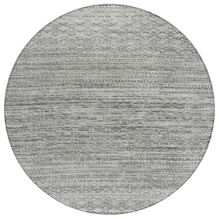 Machine Washable Indoor/Outdoor Kirksville ACN2150 Striped Rug