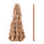 2 parasols en chaume de 9 pi pour la piscine, inclinaison de 30 po, manivelle manuelle, 140 G, 8 nervures en métal, plage de montage facile avec auvent, polypropylène, protection solaire