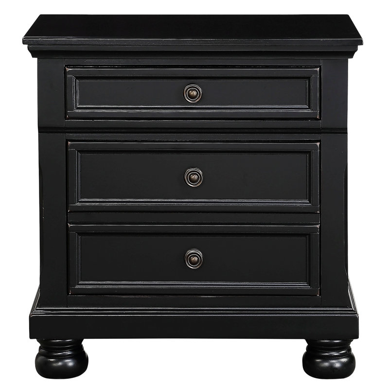 Table de chevet Sorah, Noir
