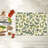 Green Leaf Pattern Glass Cutting Board Ideal for Serving and Chopping in the Kitchen-114446792