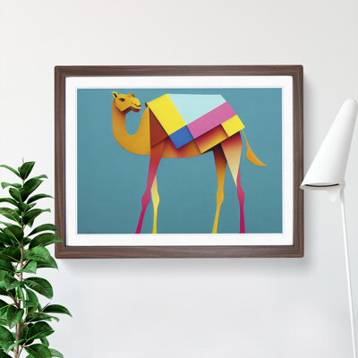 Stunning Camel Abstract - Single Picture Frame Print