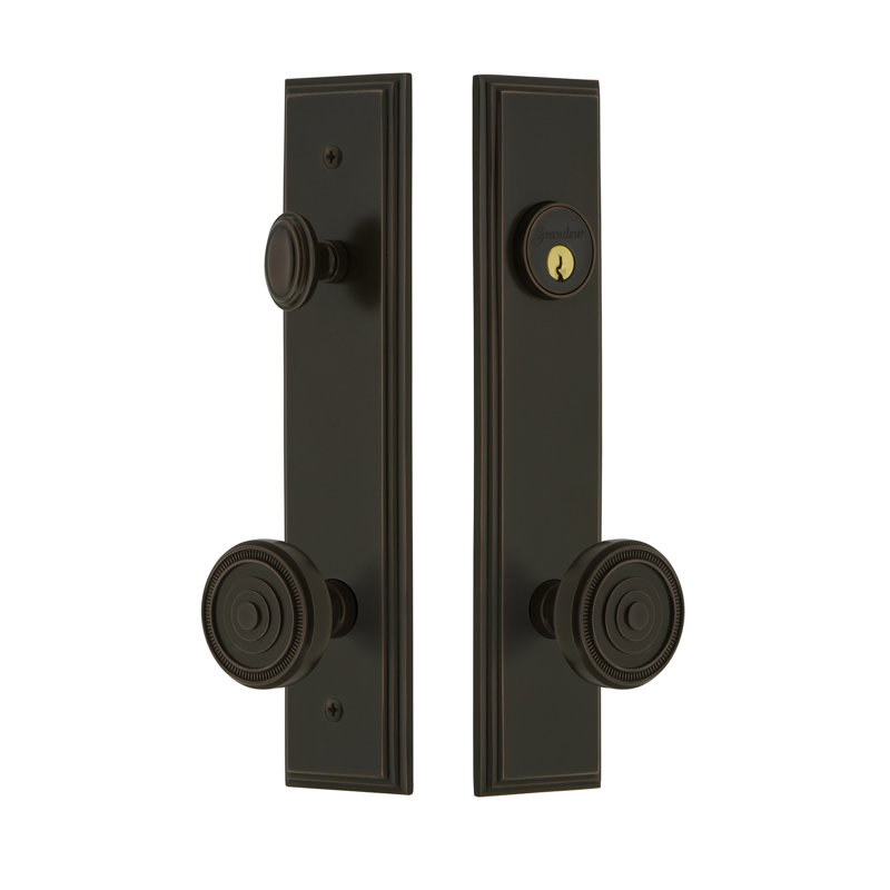 Ensemble d'entrée haut Carré, 2.75", Bronze intemporel